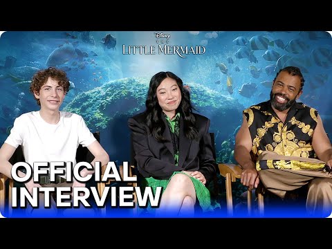 THE LITTLE MERMAID (2023) Jacob Tremblay, Awkwafina & Daveed Diggs Official Interview