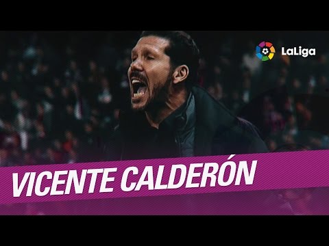 The fiftieth anniversary of the openning of the Vicente Calderón