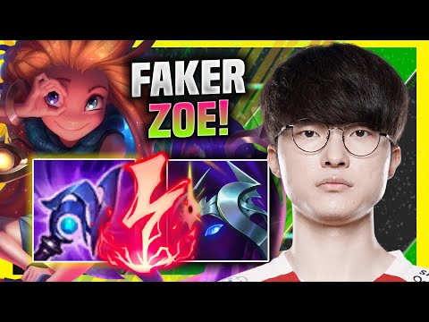 FAKER IS SO CLEAN WITH ZOE! - T1 Faker Plays Zoe Mid vs Sylas! | Season 11