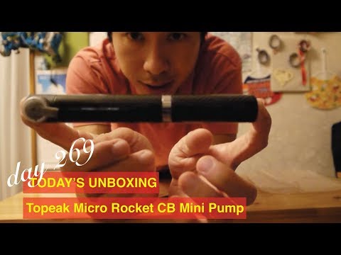 Day 269 Today's unboxing: Topeak Micro Rocket CB Mini Pump