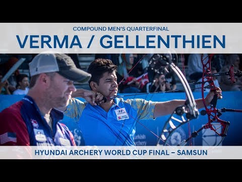 Abhishek Verma v Braden Gellenthien – compound men’s quarterfinal | Samsun 2018