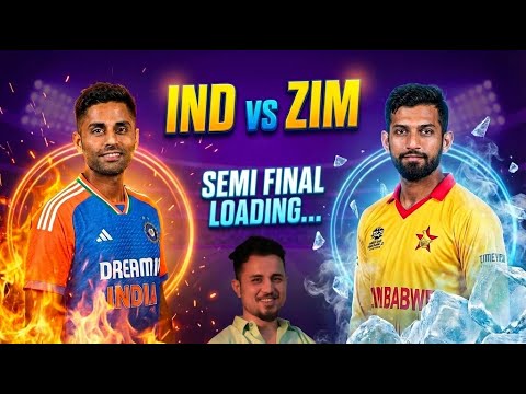 India Vs Zimbabwe. Semifinal and more.  come join let's talk #t20worlcup