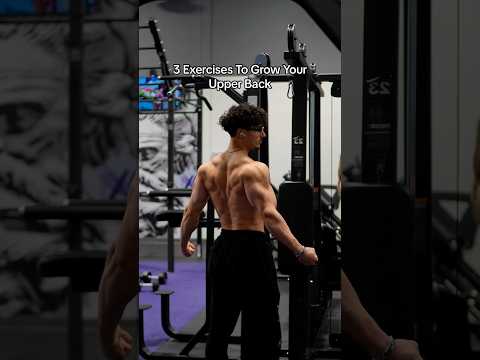3 Exercises To Grow Your Upper Back 🦾