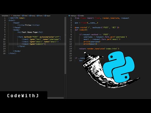 Python Flask Tutorial | Getting Form Submission Data