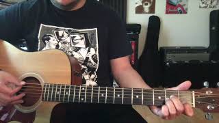 How to Play - "Pug" by The Smashing Pumpkins - Acoustic Guitar Arrangement