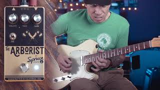 Video thumbnail for Spruce Effects THE ARBORIST overdrive pedal by R.J. Ronquillo