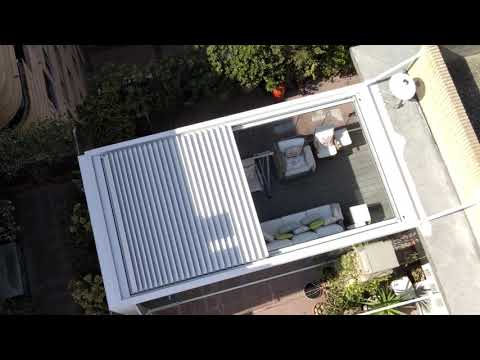 Pérgola Retráctil en ático – Isoconfort