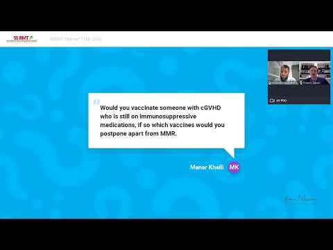 SSBMT Webinar Series - How I Treat Chronic GVHD - 07 November 2020