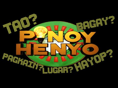 Pinoy Henyo Word Category 1 2 Minutes