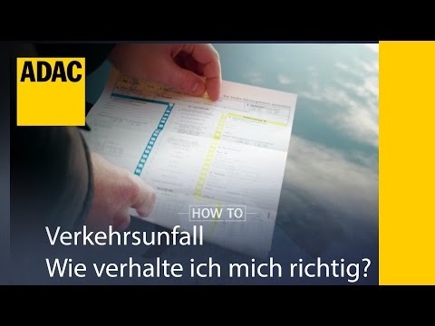 ADAC How To Verhalten nach Unfall | ADAC