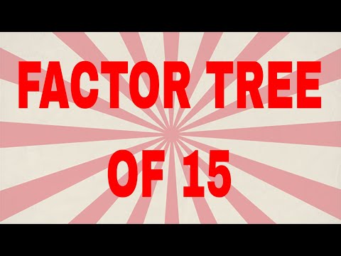 Factor tree of 15|Prime factor tree