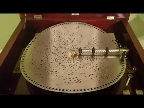 Imperial Symphonion 13.5" music box plays "Meet Me in St. Louis, Louis"