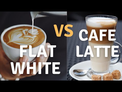 Como escolher, Flat White vs Cafe Latte | Guia para amantes de café