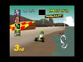 Mario Kart 64 N64 Yoshi Mushroom Cup Gameplay