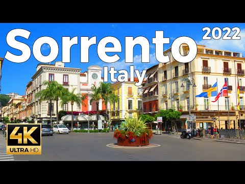 Sorrento 2022, Italy Walking Tour (4k Ultra HD 60fps) – With Captions