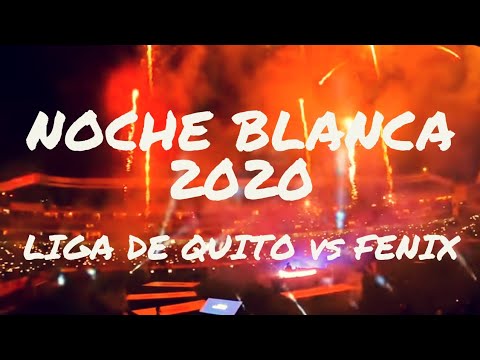 "Noche Blanca 2020  | Liga de Quito 2-0 Fénix | Ecuador" Barra: Muerte Blanca • Club: LDU