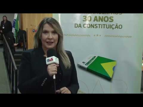 Reportagem Natercia Costa - TV Justiça/OAB Nacional - 30 anos da Constituição Federal