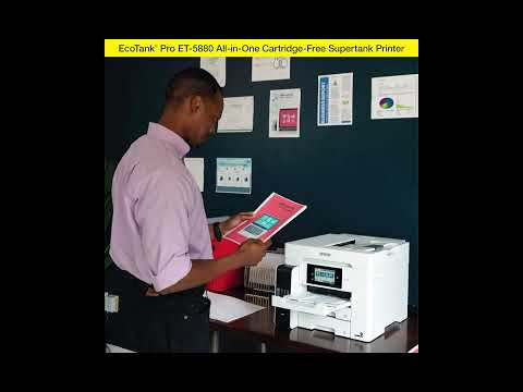 Epson EcoTank Pro ET-5880 Review | Wireless Supertank All-in-One Printer with Scanner