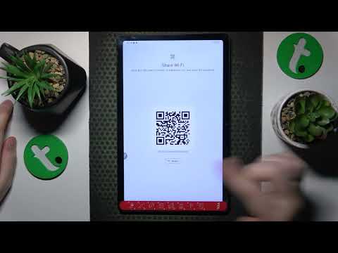 How to Share the WiFi Network Password & QR Code on TCL Tab 10 Gen 2