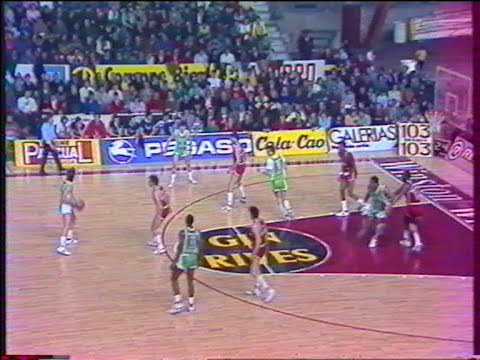 CAI Saragosse - Limoges CSP : demi-finale Korac 1987