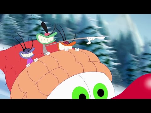 Oggy and the Cockroaches - Oggy Goes Skiing | BEST CARTOON COLLECTION | New Episodes in HD