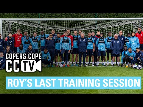 Roy Hodgson's Last Training Session | CCTV