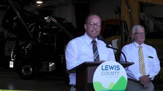 Ribbon Cutting Ceremony at New Lewis County Highway Facility