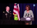 La Rana René visita a Michelle Obama en la Casa Blanca