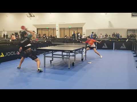 Kylie Lam vs Timothy Kim Table Tennis 2022 Joola La Open U17 Singles