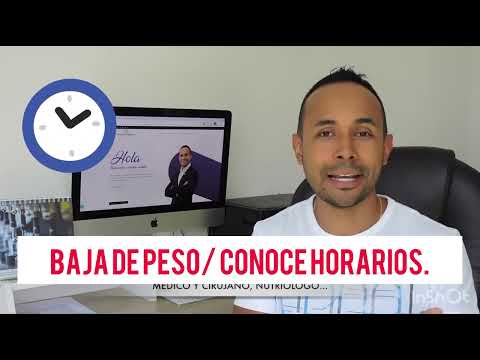 Horario de comer para Bajar de peso