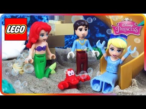 ♥ LEGO Disney Princess Ariel UNDER THE SEA Adventures w/ Cinderella & Prince Eric