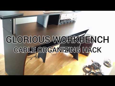 Glorious Workbench - Backside cable organizing