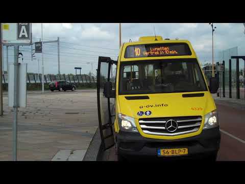 Lijn 10  van Leidsche Rijn station naar Lunetten station via Papendorp. Qbuzz U-OV. September 2020
