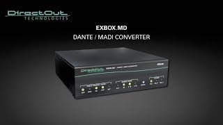 Video thumbnail for DirectOut EXBOX.MD by DirectOut