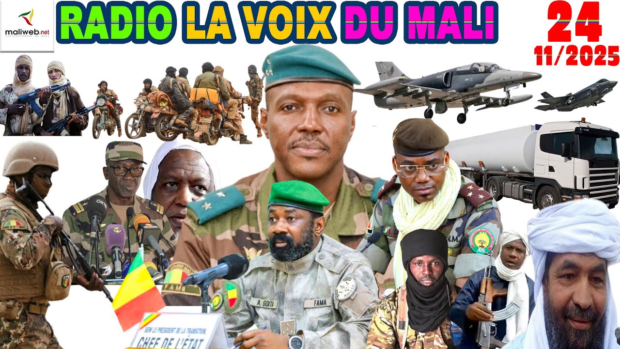 La Revue de Presse de la RADIO LA VOIX DU MALI du 24 Novembre 2025