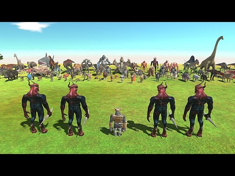 GHOR HAMMER WITH 4 KOZAROG VS FACTION - Animal Revolt Battle Simulator