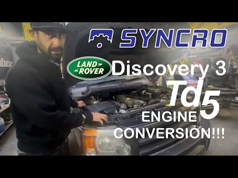 6 speed manual TD5 Discovery 3 Engine Conversion #td5 #engineswap