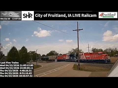 Live webcam view of Cámara ferroviaria en vivo de Fruitland