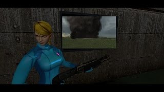 preview picture of video 'Gmod sandbox moments:( Warning screaming) Tornado map, flying cars, and more'