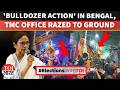 TMC Alleges Bulldozer Action By BJP Supporters Political Violence Erupts In West Bengal