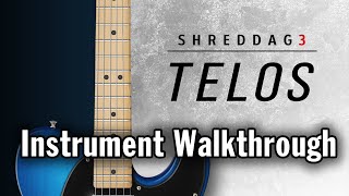 Video thumbnail for Shreddage 3 Telos Walkthrough (Electric Guitar Virtual Instrument) by Impact Soundworks LLC