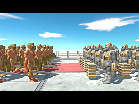 30x ACHILLES vs 30x GHOR HAMMER | SIMULATOR BATTLE 🔥 Animal Revolt Battle Simulator #arbs