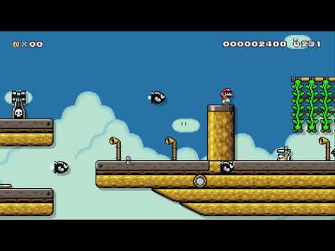 SW 1-4 Airship Attack by Jad3zs ~ World Record! - Super Mario Maker 2 - No Commentary 1bv