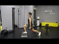 Front Foot Elevated DB Suitcase Knee Over Toes Split Squat