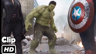 Hulk Smash Scene Hindi  i m Always Angry  The Avengers  Movie Clip 4K HD