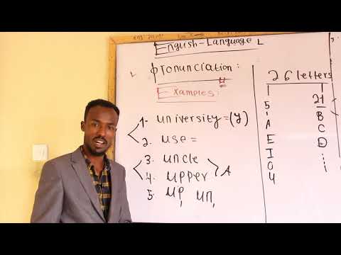 Pronunciation of " U" and rules of it.....