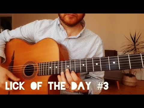 Gypsy Jazz Licks - Lick  Of The Day #3 - Cmajor Gypsy Jazz Lick