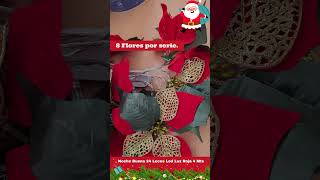 Noche Buena Serie Navideña 24 Led Luz Roja 8 Funciones 4 Mts L573011
