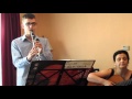 Bach - Air on the G String, Clarinet and Guitar Duet