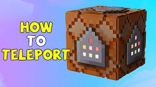 How to Teleport with commands (Best Command Block Guide 2022)